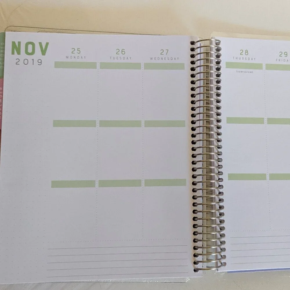 NWT 12 Mo Vertical 2019 Planner 'Own Kind of Beautiful' Outdated Recollections